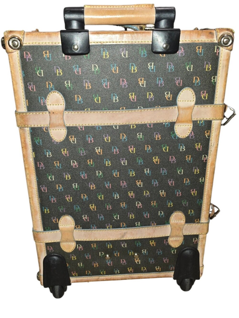 Dooney & Bourke hard-sided rolling steamer trunk - Picture 2 of 11